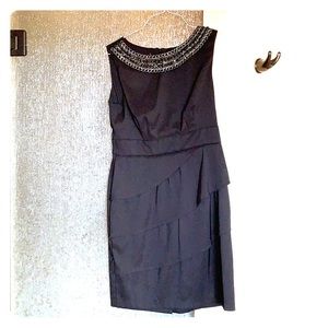 Black cocktail dress